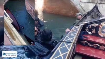 视频 | 不听劝告 执意乱动拍照 游客威尼斯翻船 落水