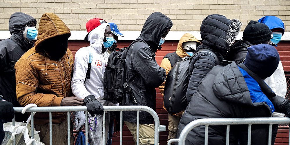 ‘At capacity’ New York squeezes homeless migrants - News