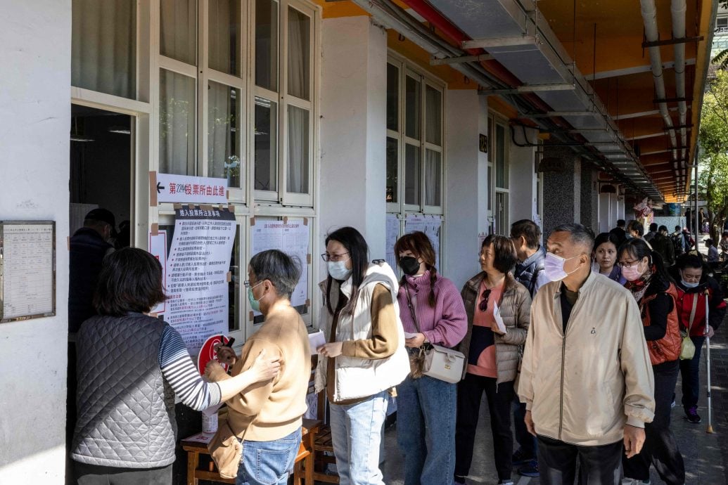 2024台湾大选  中选会: 投票率达69%　7县市冲破70%