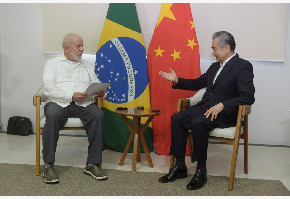 会见王毅　巴西总统卢拉:支持一中政策