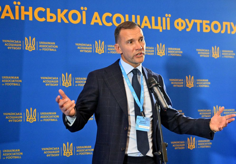 困难时期当选乌克兰足总会长  舍甫琴科：任重道远