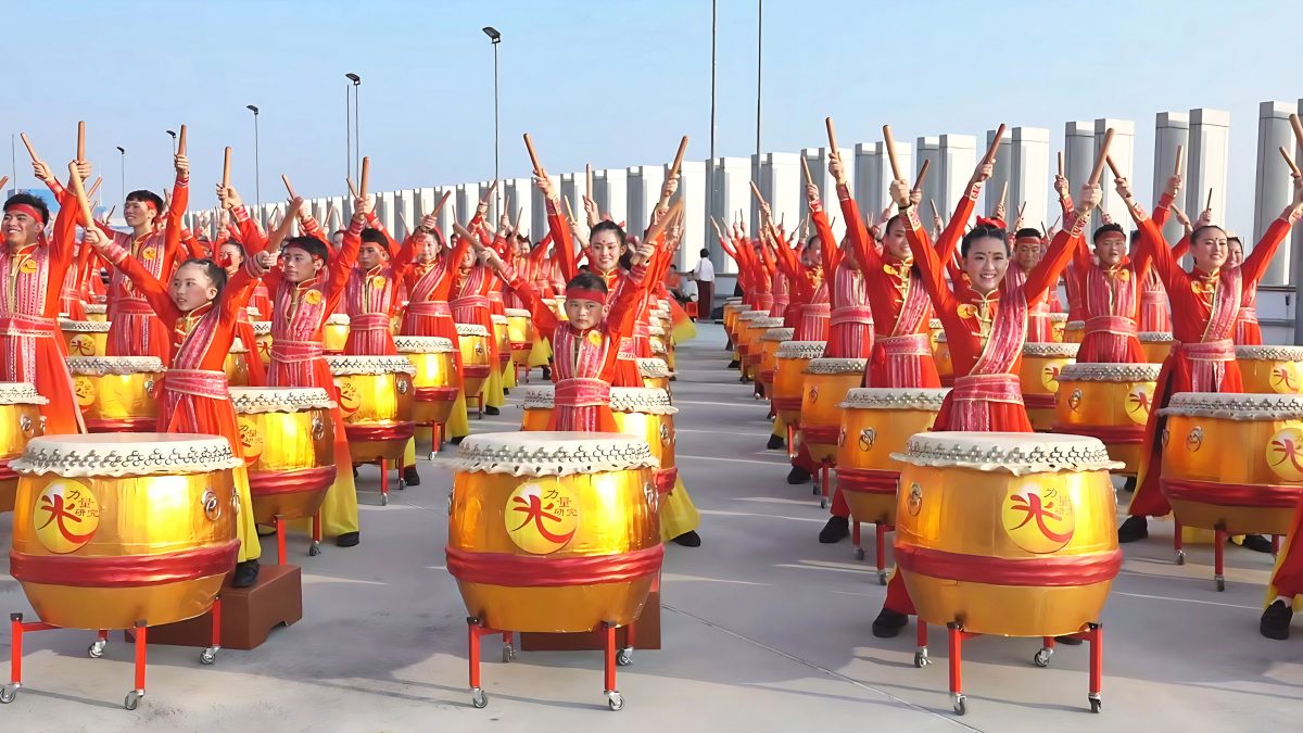 庙会推展礼488名鼓手呈献《中华鼓》 获准列入马来西亚纪录大全