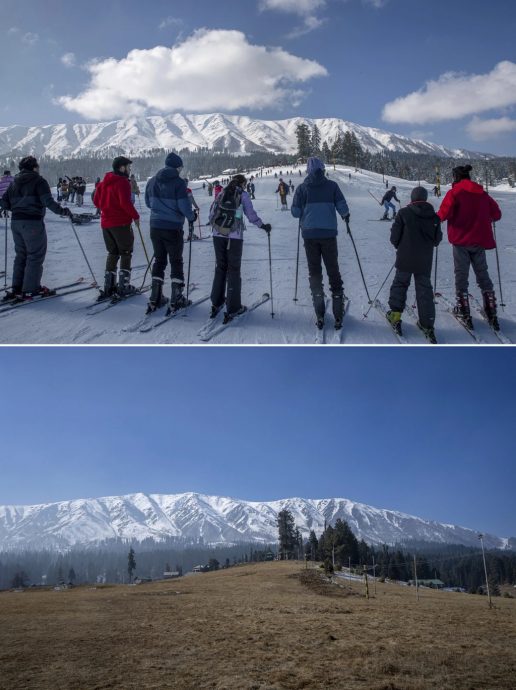 暖化加乾旱 喜玛拉雅山滑雪场竟成黄土一片