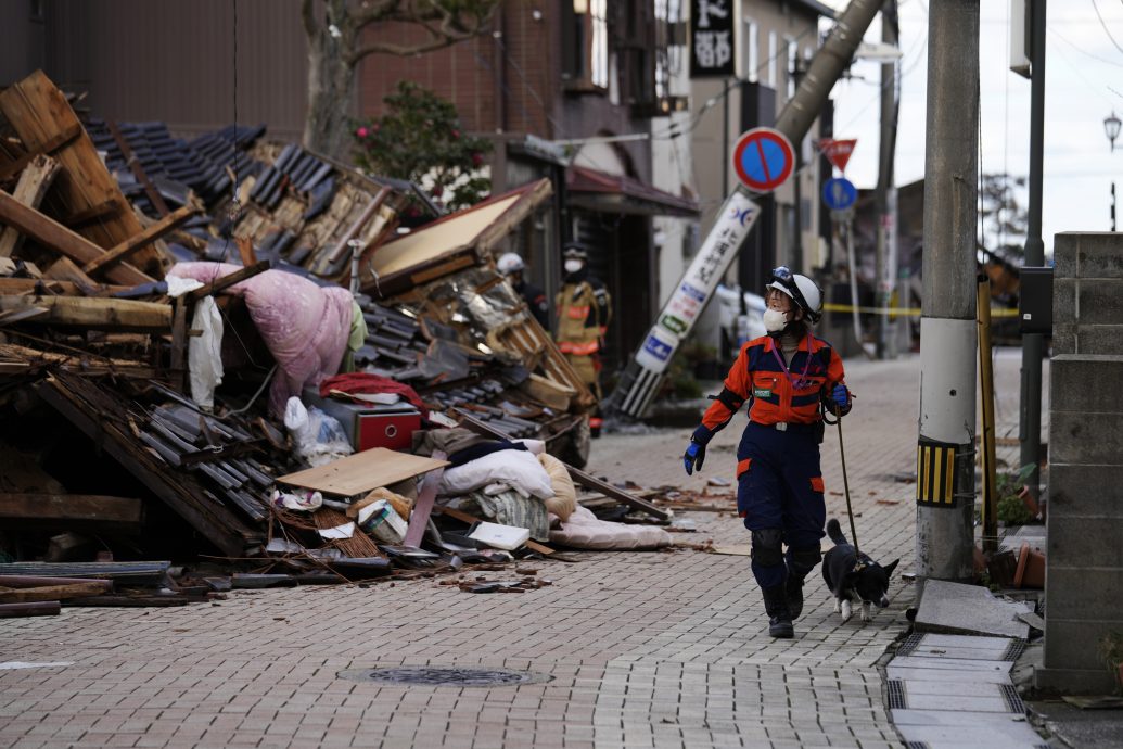 石川大地震“珍妮佛”搜救犬救了老妇人  死亡数增至84人79人失踪 