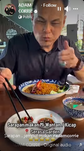 视频 | 用筷子吃云吞面又被批评 华裔穆斯林演员被指应用手吃