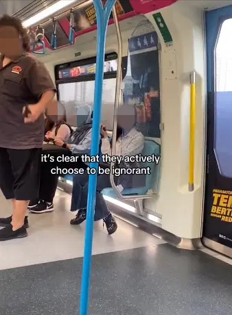 視頻 | 請男乘客離開MRT女性車廂“他們羞辱還威脅要打我”