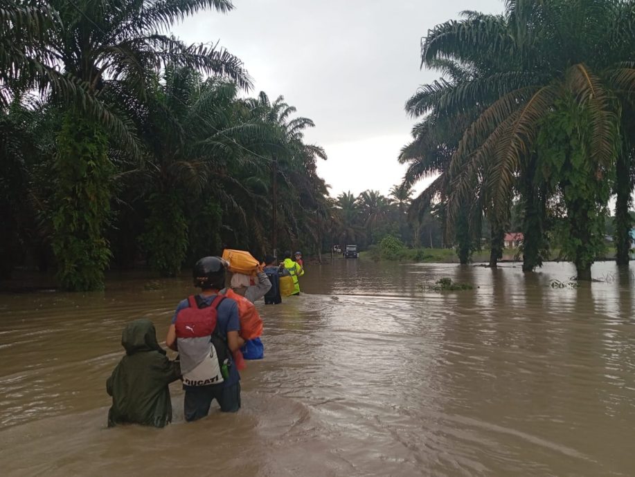 **重新签发**柔：加亨多个路段现积水 临时疏散中心已开放