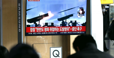 N. Korea fires artillery shells near S. Korean islands