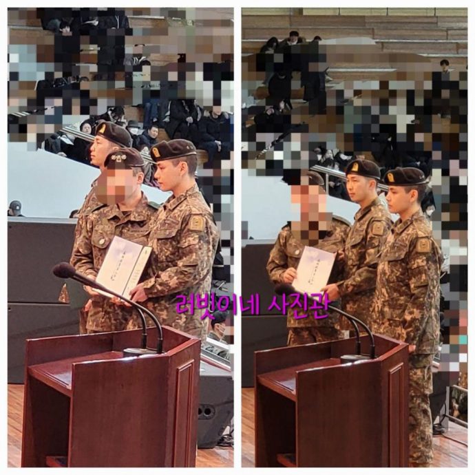 RM与V新兵毕业礼 获颁最精锐训练兵表彰