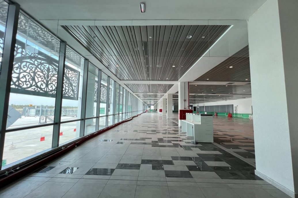 东：哥打峇鲁机场新航厦启用后，旧航厦将拆除，以展开二期建设。