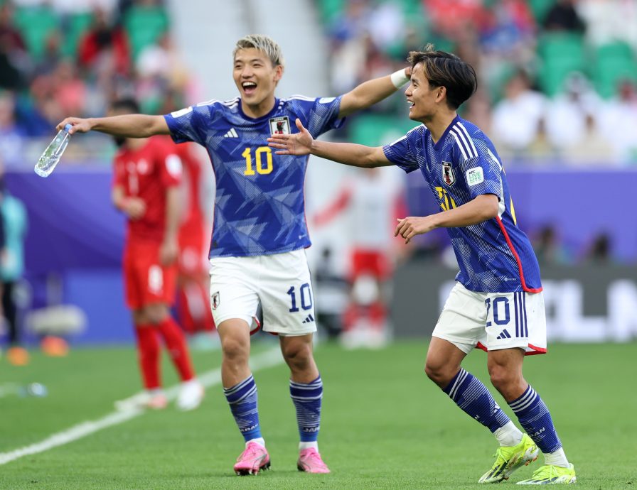 亚洲杯足球赛16强| 8强全产生  日本硬碰伊朗