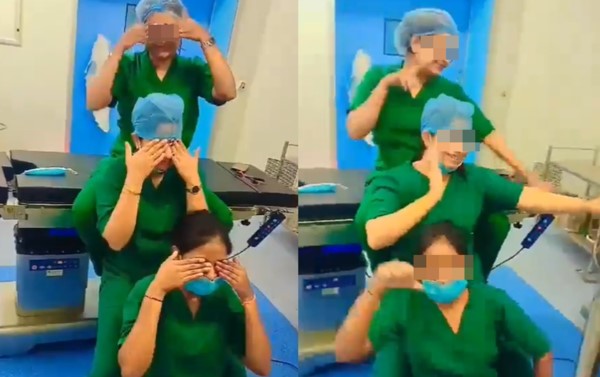 值班一半拍影片　3名女护士“在手术室跳舞”爆红被开除