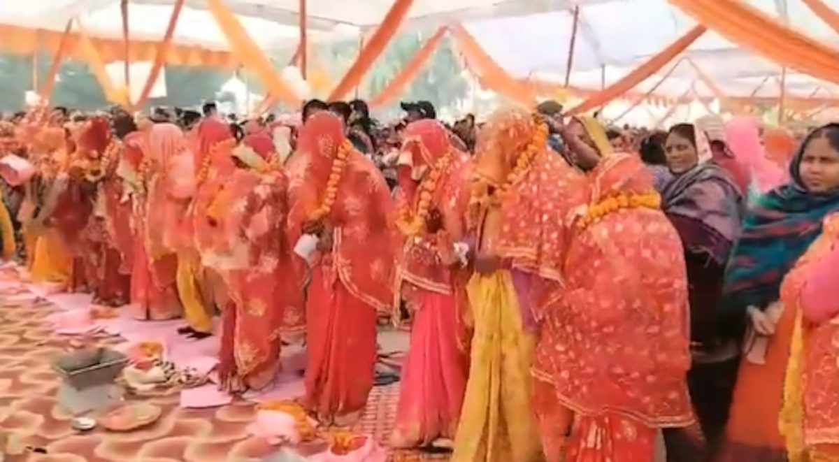 印度集体婚礼　200多对新人骗政府补贴假结婚　15人被捕