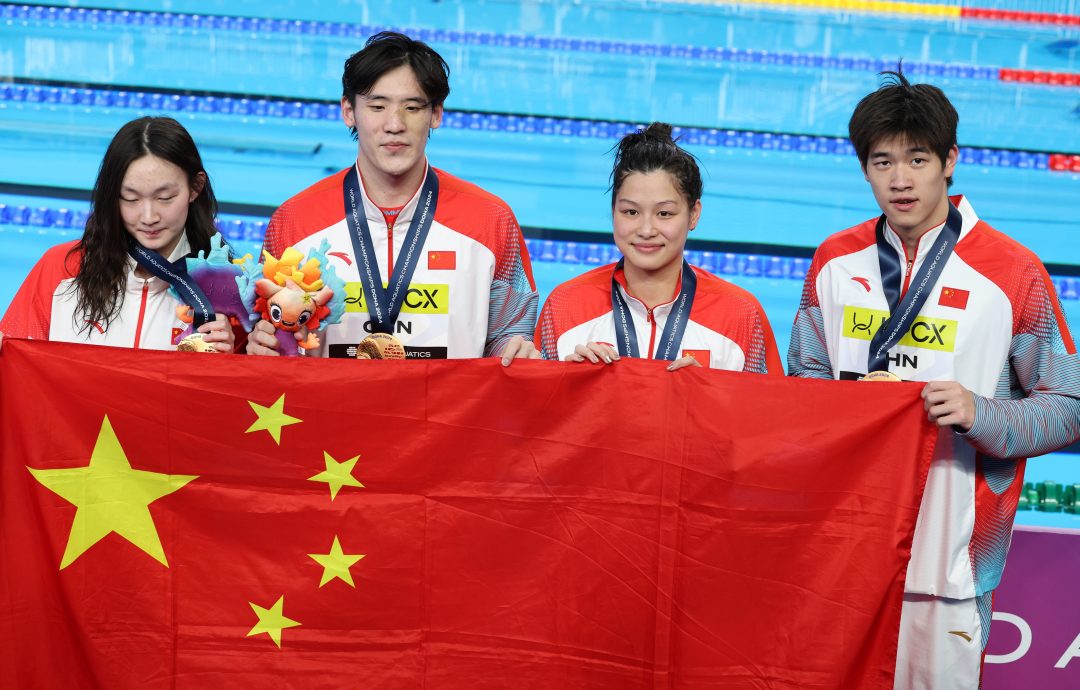 多哈水上运动世锦赛|称霸跳水及韵律泳赛场加持  中国捍卫全场总冠军