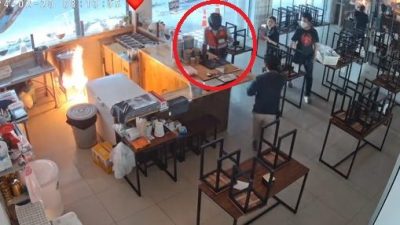 视频 | 摩托骑士冒险救粿条店 老板报答免费管吃