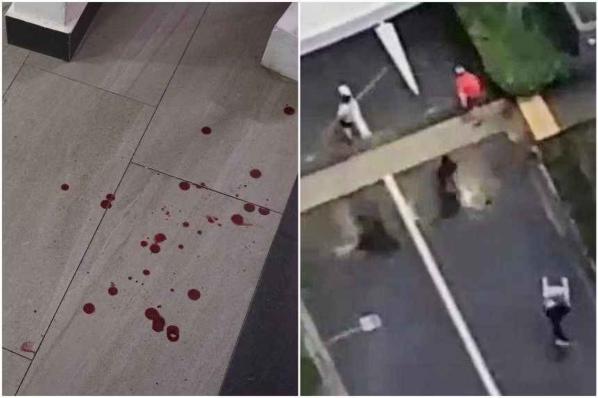 新加坡爆砍人案7伤　男嫌双刀一路追砍900公尺遭众人制伏