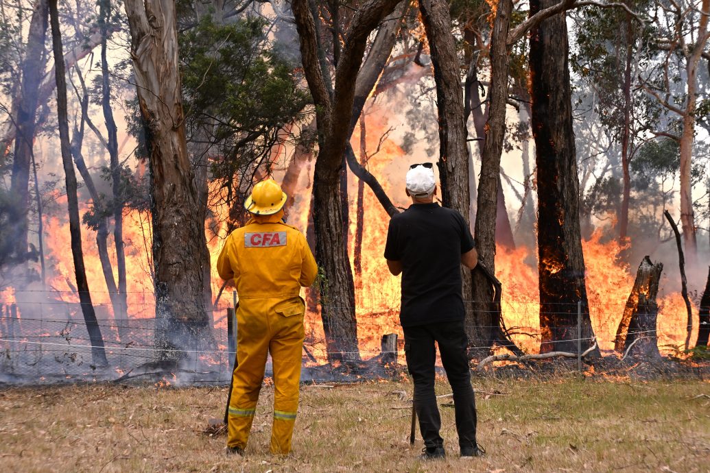 澳洲野火摧毁6住家 过几天极端高温恐加剧火势