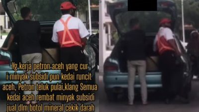 油站员工不阻止还帮忙 印尼男疑偷买RON95 掀网议