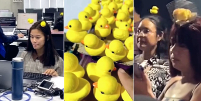 Filipinos stand tall with duck hair clips, as fad takes country by storm