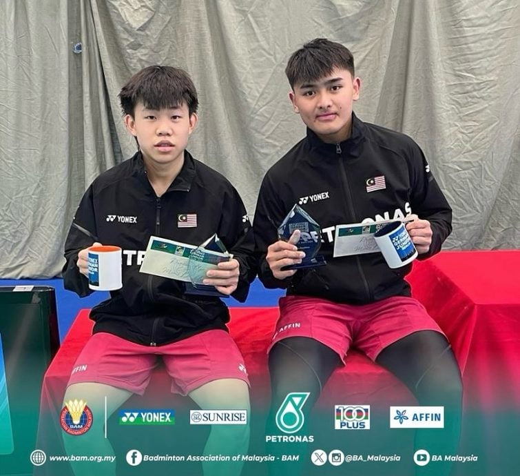 兩站歐洲青少年賽奪1冠1亞  欽興組合高昂出征亞青羽賽