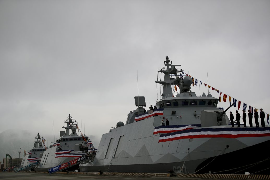 台首批高效舰艇交付蔡英文：展现台湾自主造舰能量- 国际- 即时国际