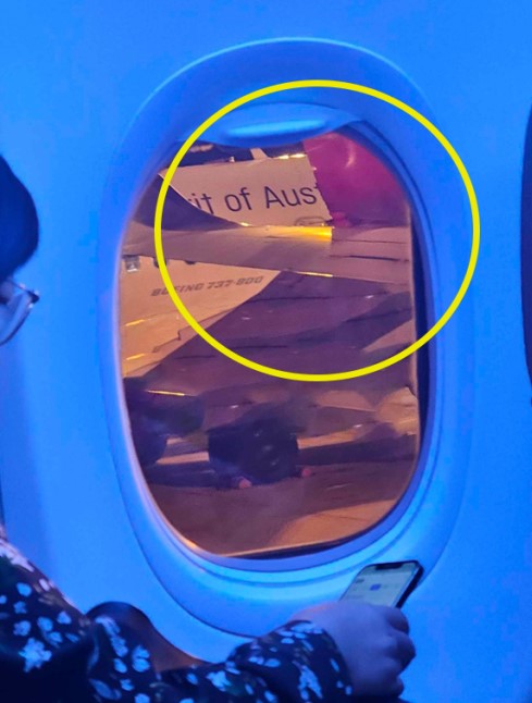 澳洲2架波音客机碰撞　机上旅客拍下惊险一幕