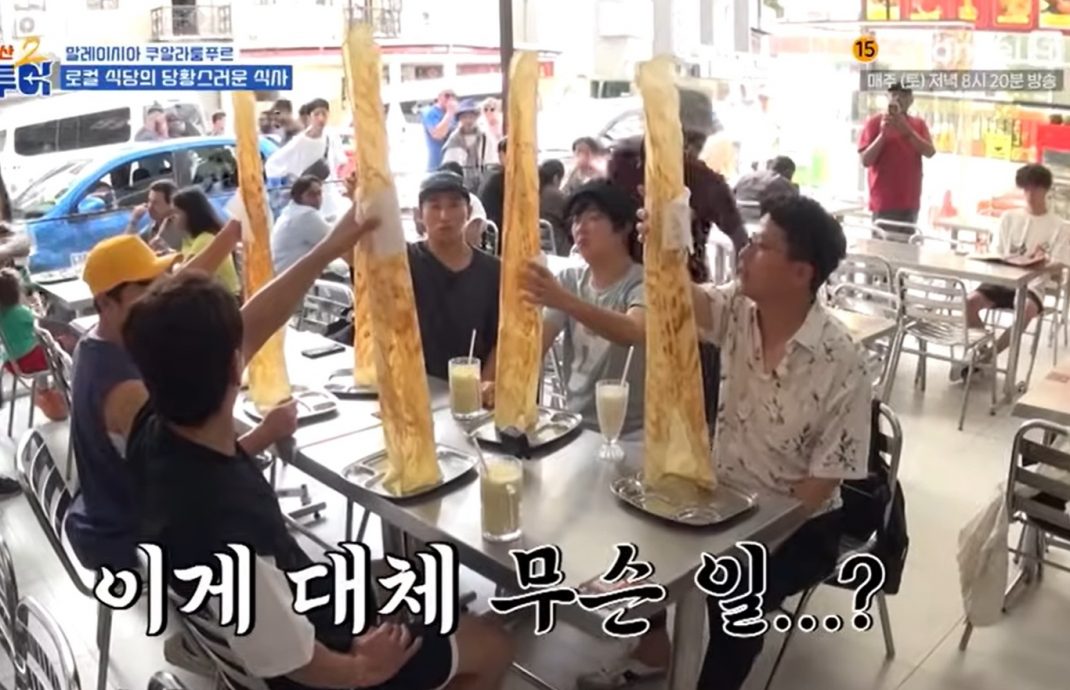 视频|一桌5份Roti Tisu！韩游客惊呆网笑翻