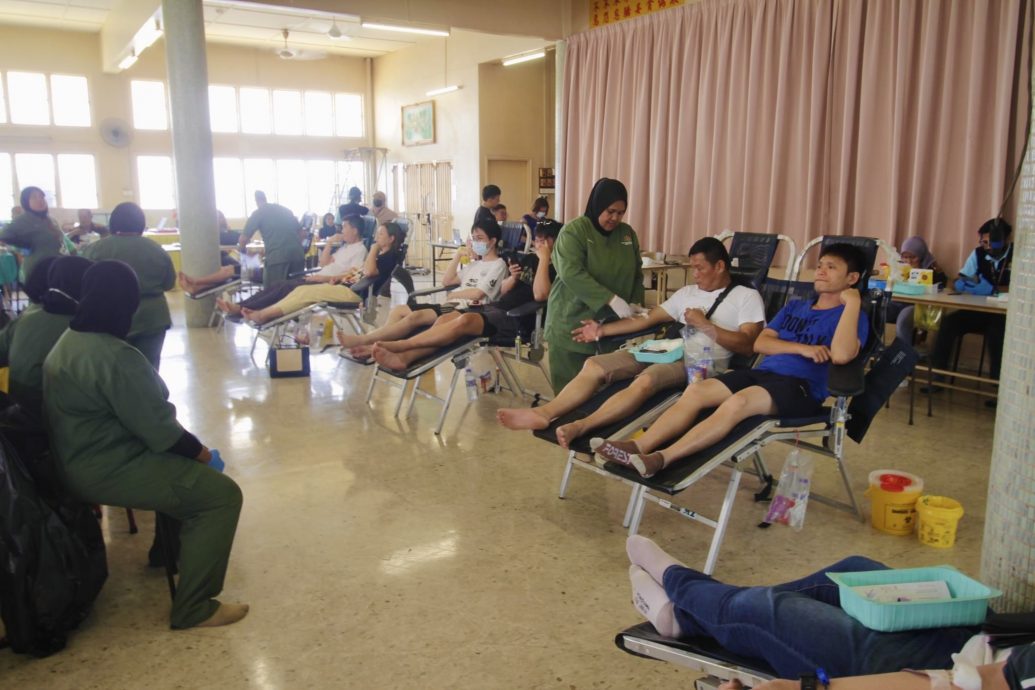 霹慈悲社捐血运动 筹获145包血浆
