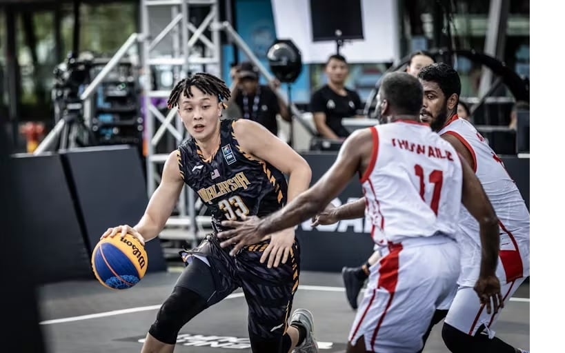 FIBA 3X3亚洲杯篮球赛| 正赛2战皆微差惜败强旅  大马男篮出局赢掌声