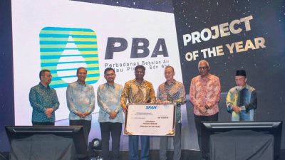 国家水务委员会首次颁发 PBA海底水管获年度项目奖