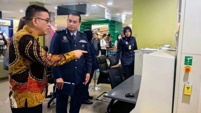 槟城机场加强应对人流 增设人体及行李扫描仪
