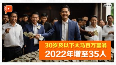 大马30岁及以下百万富翁 2022年增75%