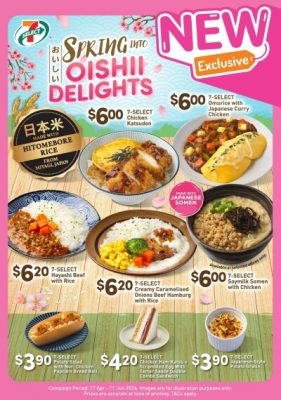 Spring Into Oishii Delights with 7-Eleven’s New Japanese-inspired Ready-To-Eat Menu