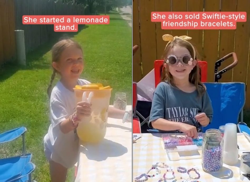 7岁女童卖柠檬汁手串 筹款为亡母买墓碑 
