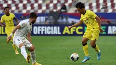 U23亚洲杯足球赛 | 吞乌兹别克2蛋 大马遭遇开门黑