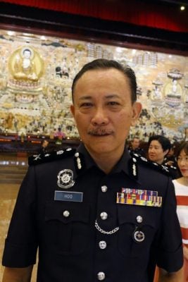 *已签发*柔：新闻：佛光山新马寺举办，柔110警务人员参与警察日祈福会