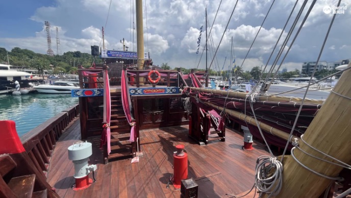 *已签发*柔：狮城二三事：建世界最大木帆船 中国商人把新加坡设为母港