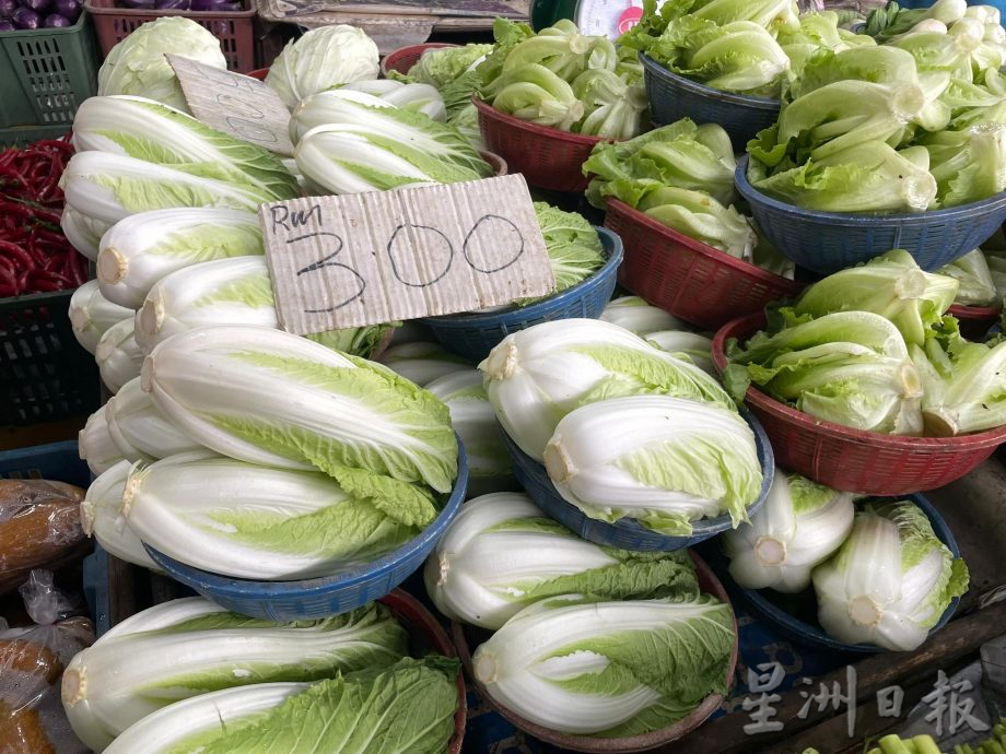 市场缺热络买气 番茄蕹菜包菜菜心……便宜