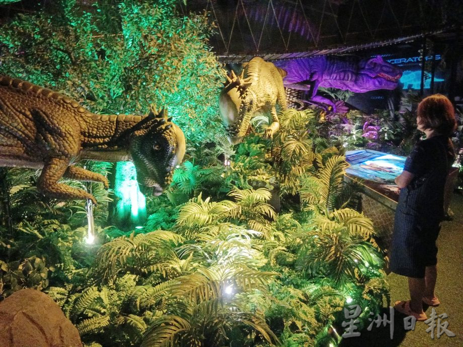 恐龙乐园 凯利古堡 吸引大批游客好热闹