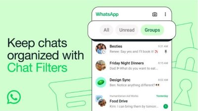 WhatsApp推一键筛选对话功能 更快找到讯息