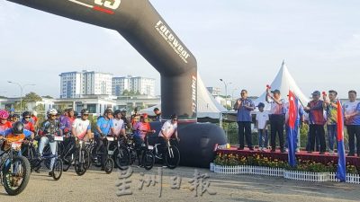 逾千名国内及新加坡骑手  参与古来骑行嘉年华
