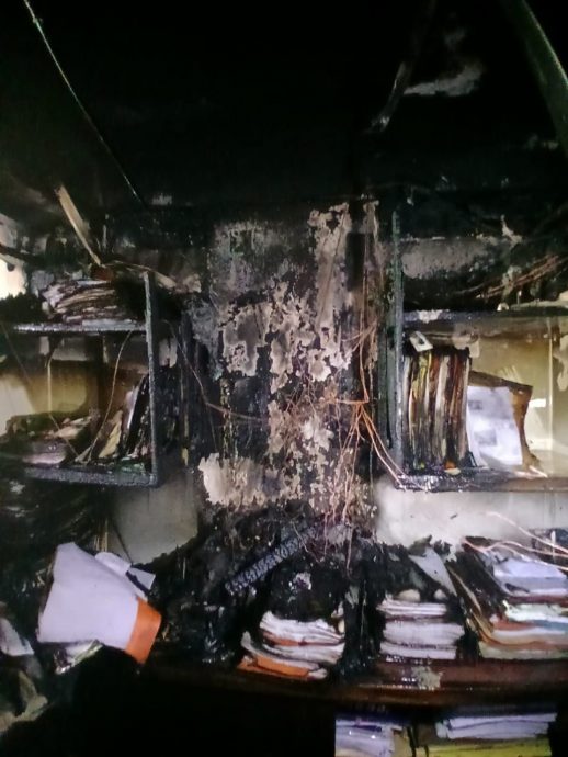 柔：文告：銮南峇路店屋发生火灾烧毁15%   所幸无人受伤