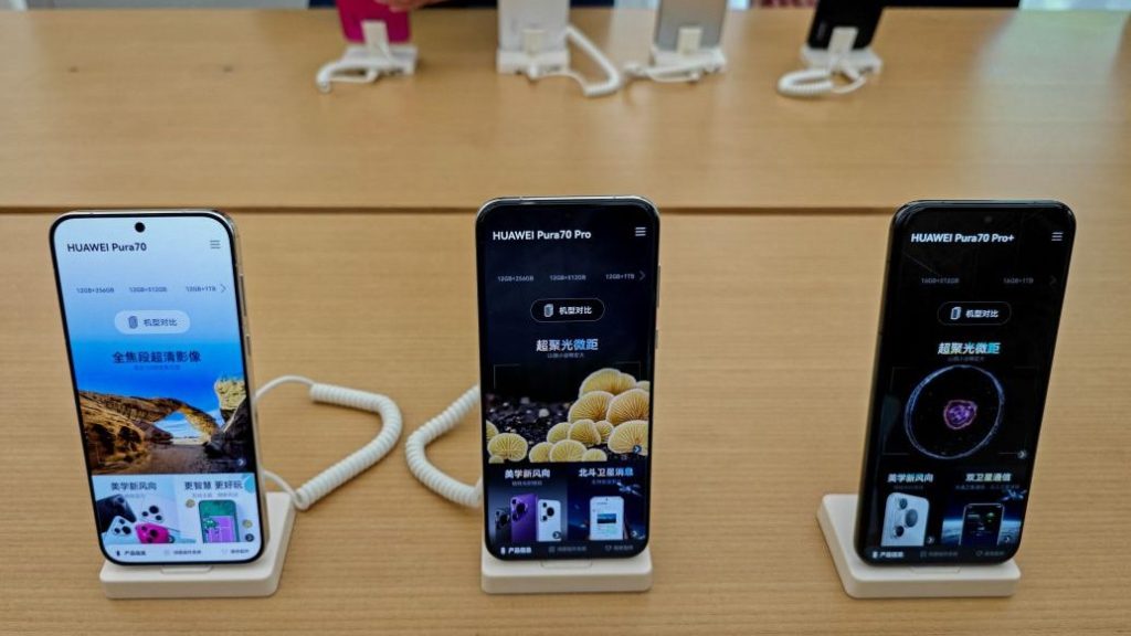 华为重回中国智能手机市场第一　苹果iPhone跌至第五位