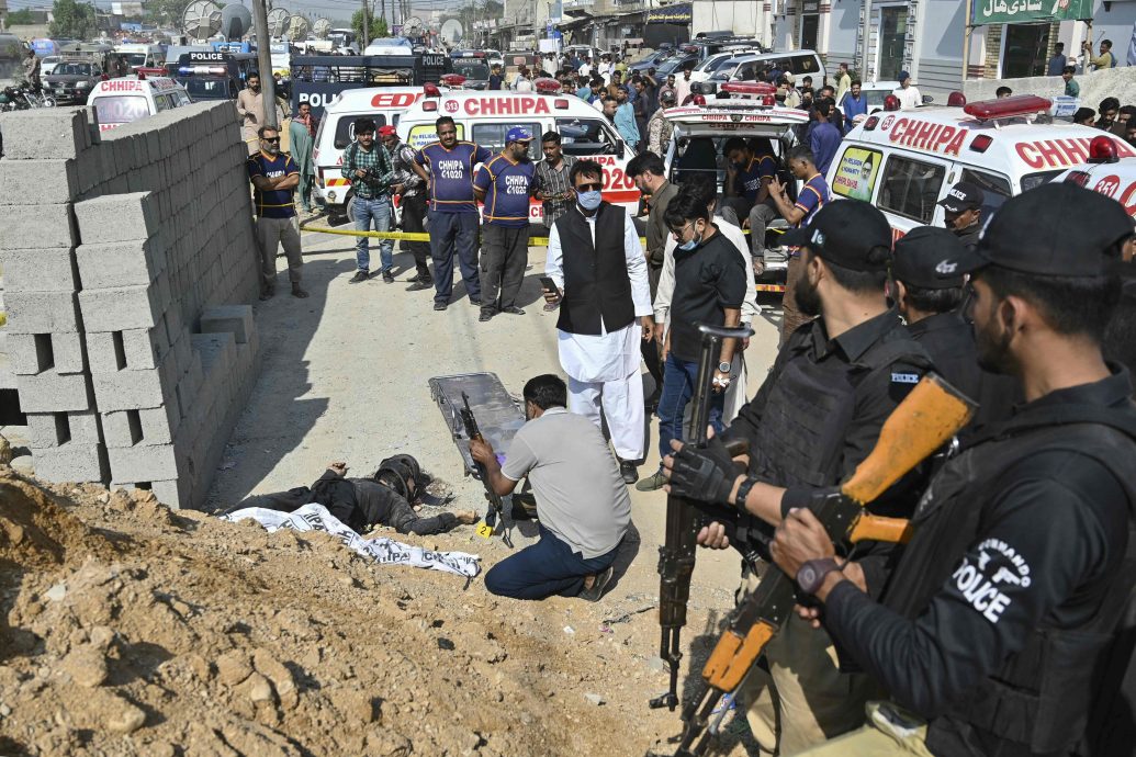 看世界)卡拉奇5日本人遇自杀式爆炸险丧命 警方击毙炸弹客
