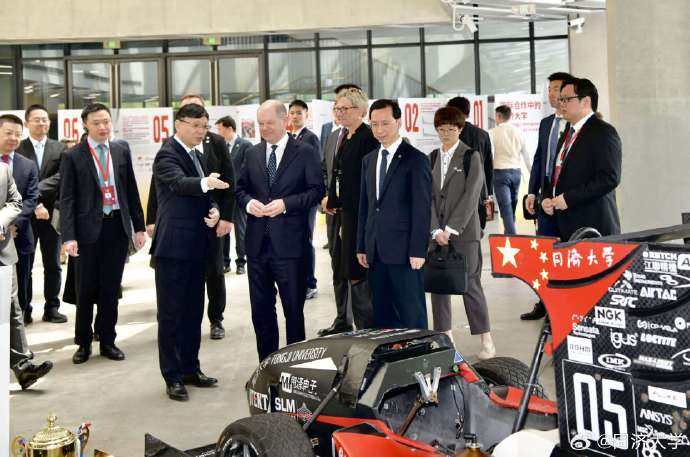 肖爾茨抵達上海 稱須確保歐洲汽車領域有公平競爭