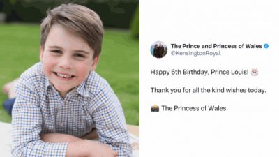 英国路易王子6岁了！ 肯辛顿宫发布凯特操刀生日照  消息人士：没有修图