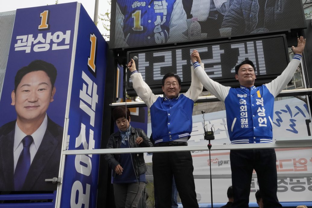 韩国会选举 执政党民调落后 盼扭转朝小野大局面有难度