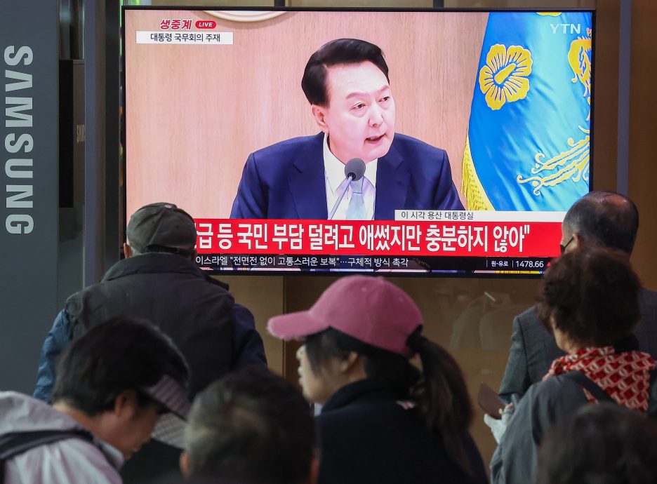韩国会选举后尹锡悦首次公开道歉 未提幕僚人事