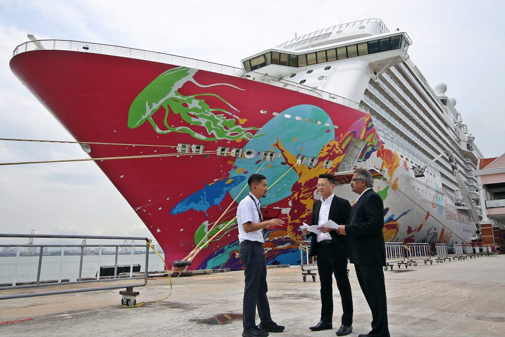 （大北马）槟港口今年放眼迎来161次国际邮轮停靠　杨顺兴望淡季时开拓沿河观光游船