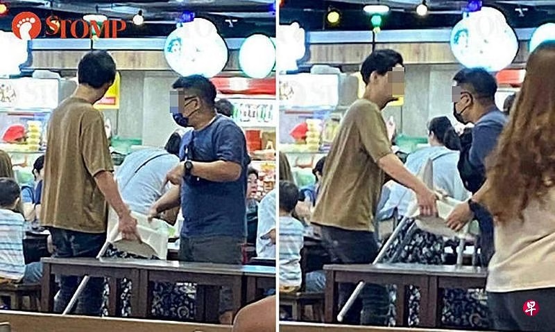 （已签发）柔：狮城二三事：两父亲食阁争婴儿椅